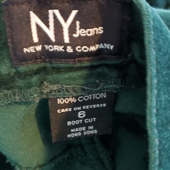 GREEN VELVET VINTAGE Y2K HIGH WAISTED CROPPED ANKLE BOOTCUT PANTS SIZE 6 - Picture 6 of 7